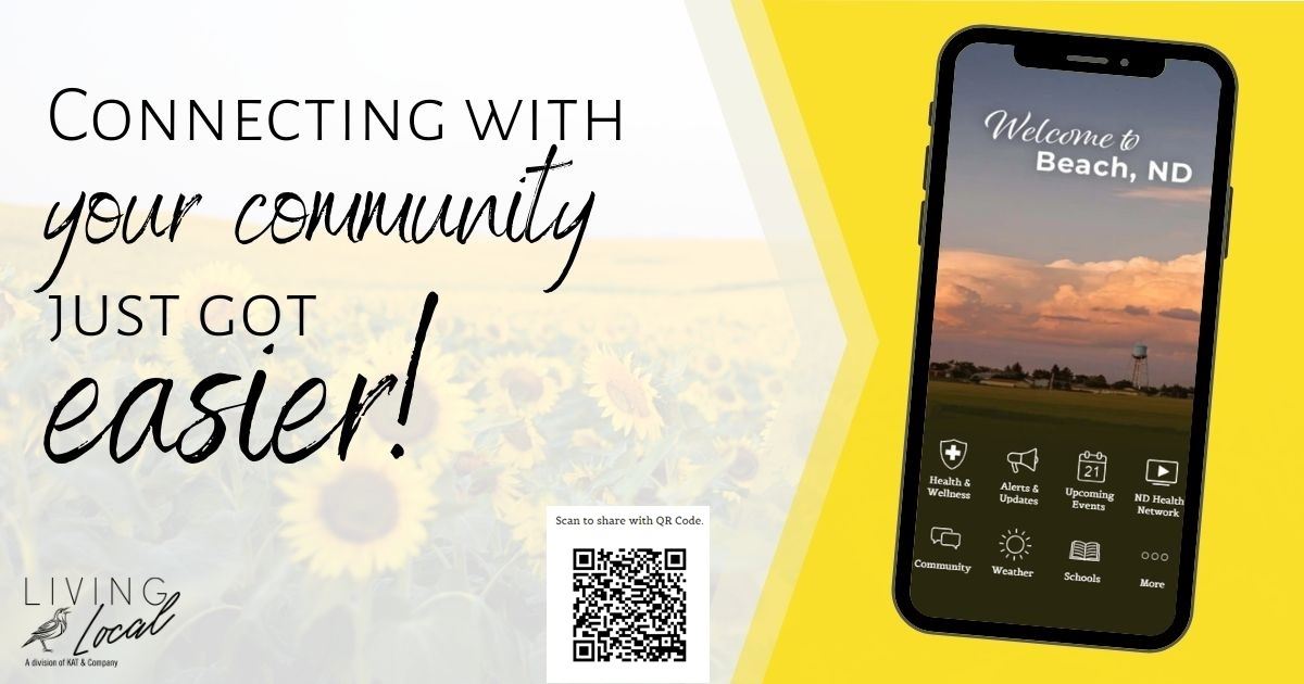 Beach app with QR code